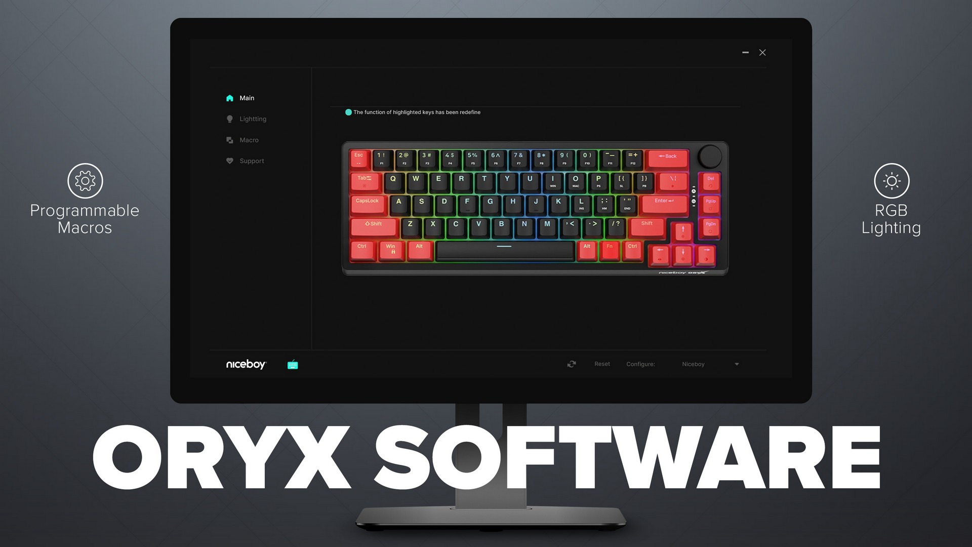 Nicebabe ORYX K700X PRO Klávesnica herná